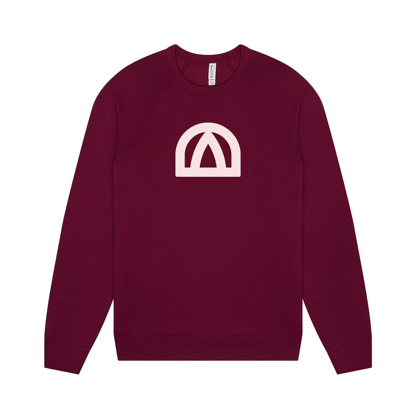 Cabin Unisex Sweatshirt (Grey on Maroon)
